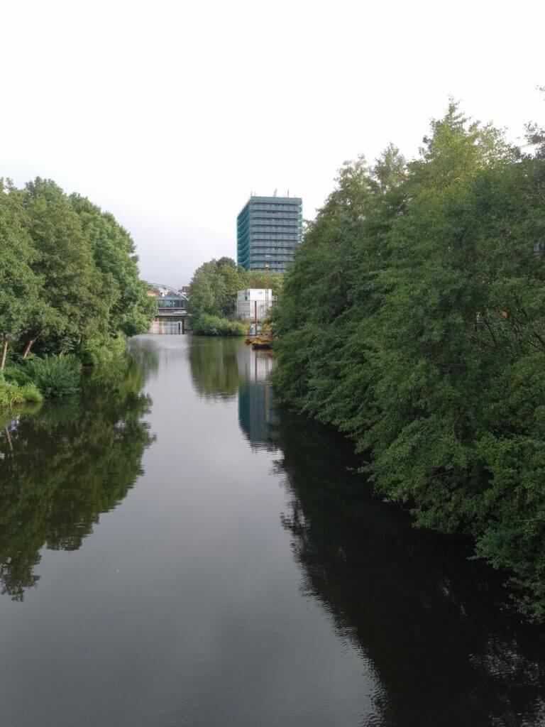 Kanal im Bezirk Bergedorf
