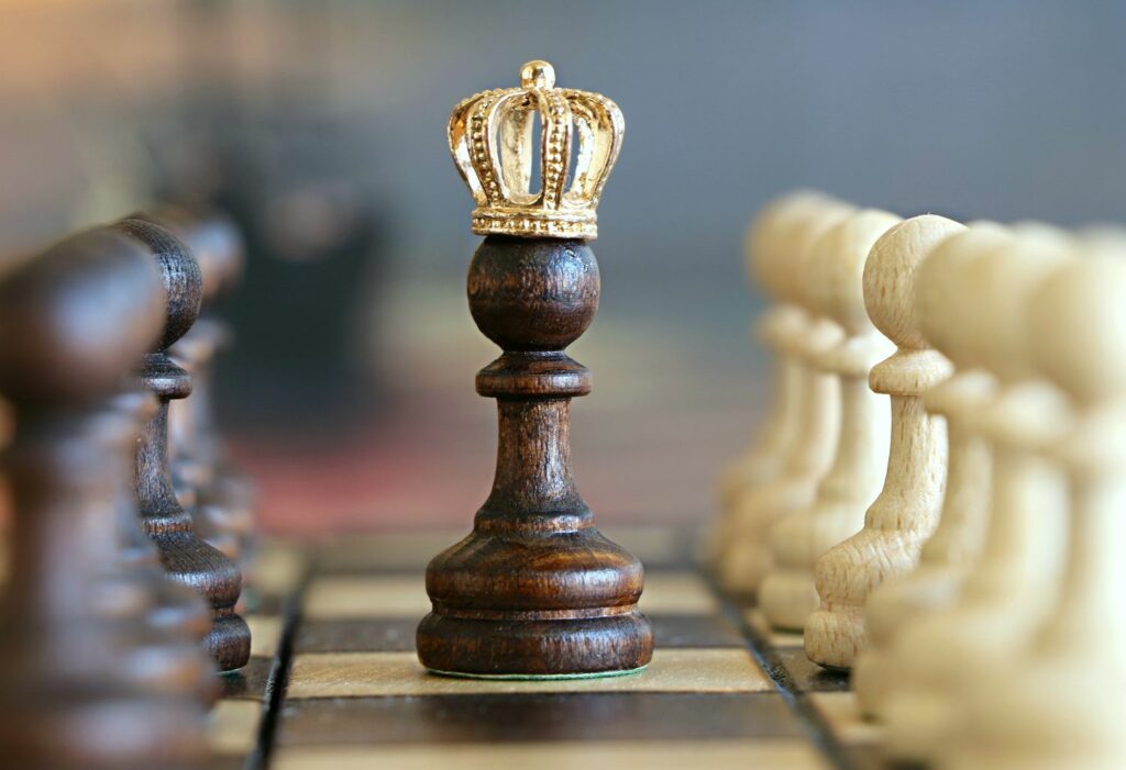 Königsfigur aus dem Schachspiel