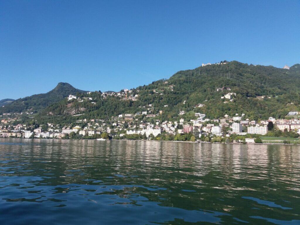 GEnfersee Blick auf Montreux