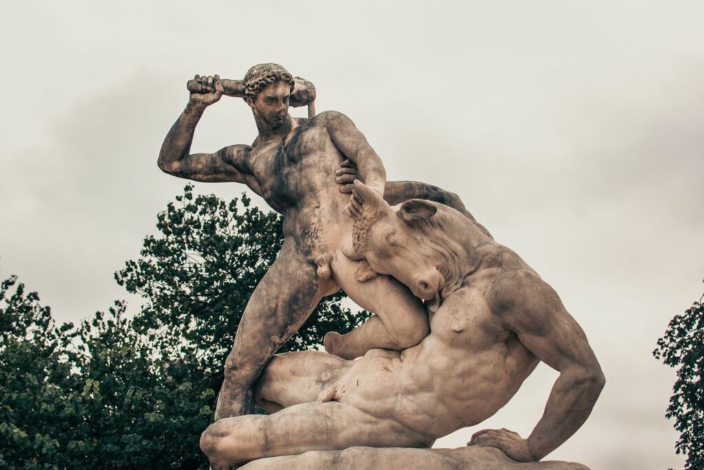 Statue zur griechischen Mythologie