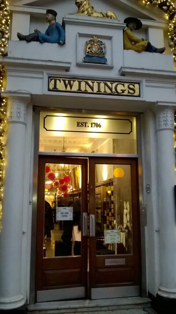 Twinings Tea Laden, ältestes Geschäft von London