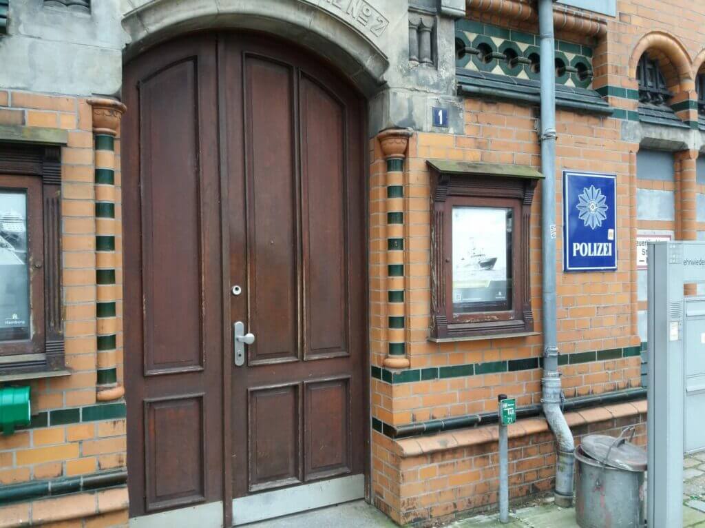 Polizeiwache in Hamburg