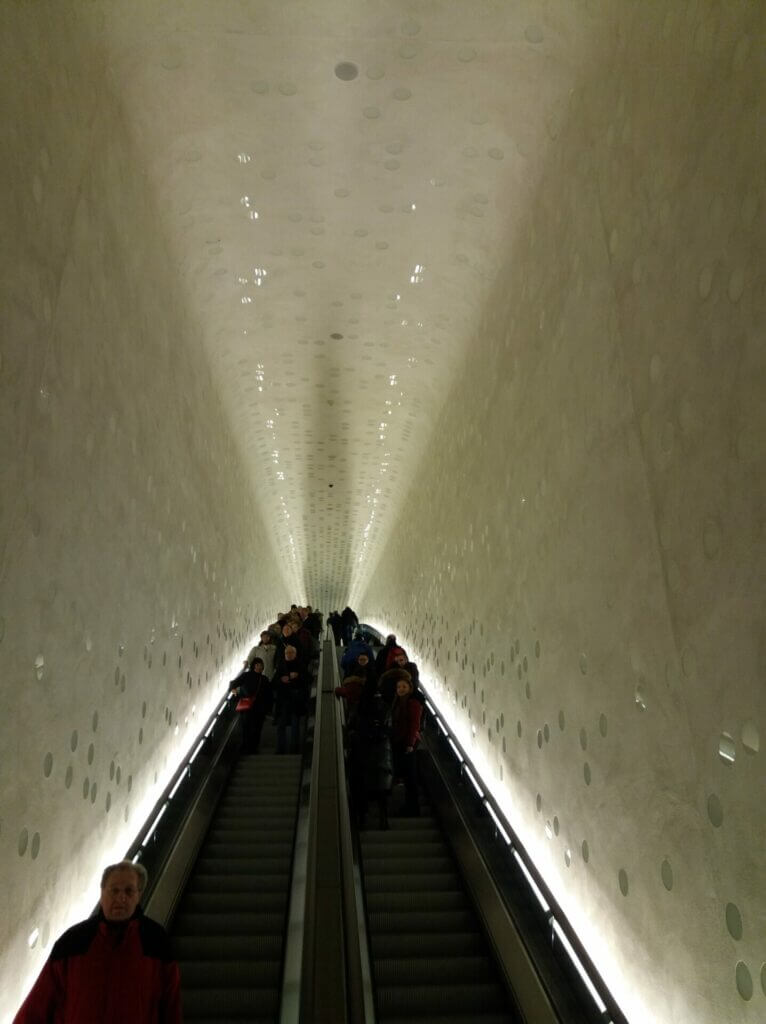 Rolltreppe in der Ebphilharmonie