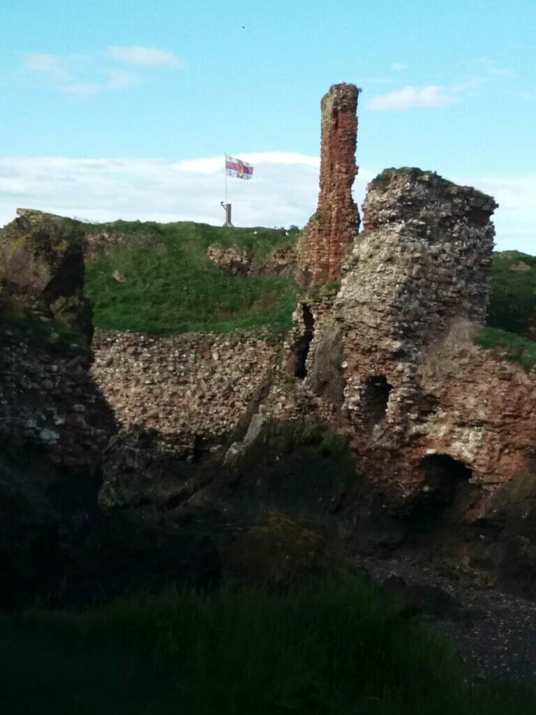 Dunbar Ruine am Hafen