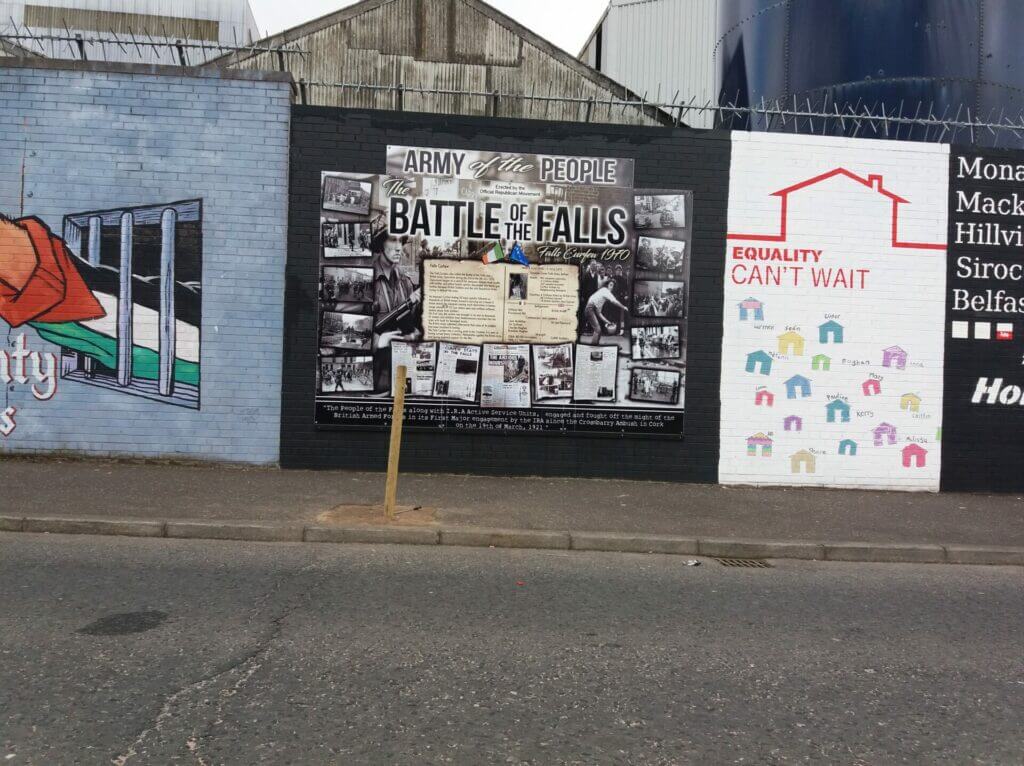 Belfast Friendensmauer Kunst