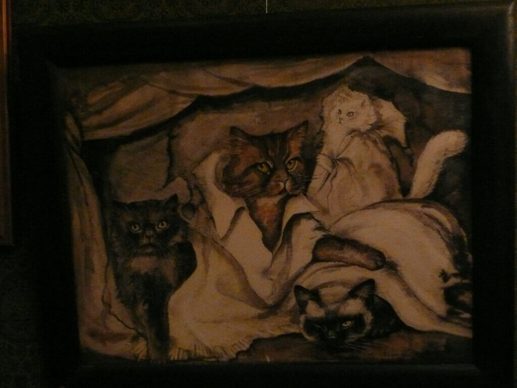 Gemälde Katzen