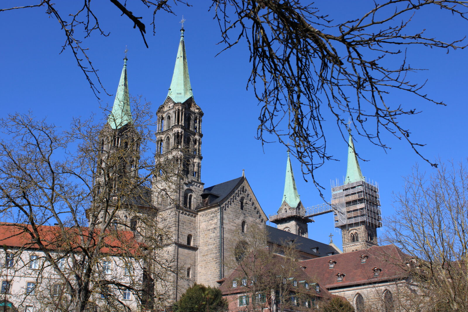der Bamberger Dom mit seinen vier Türmen