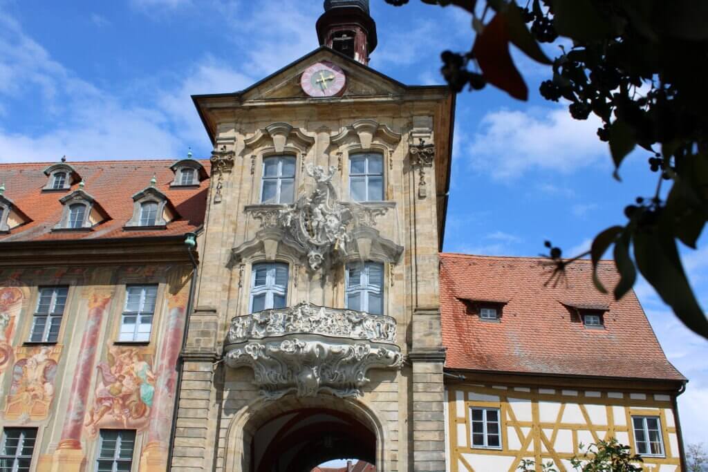rückseite ales Rathaus in Bamberg