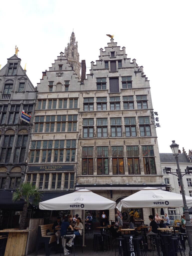 Giebelhäuser in der Altstadt von Antwerpen