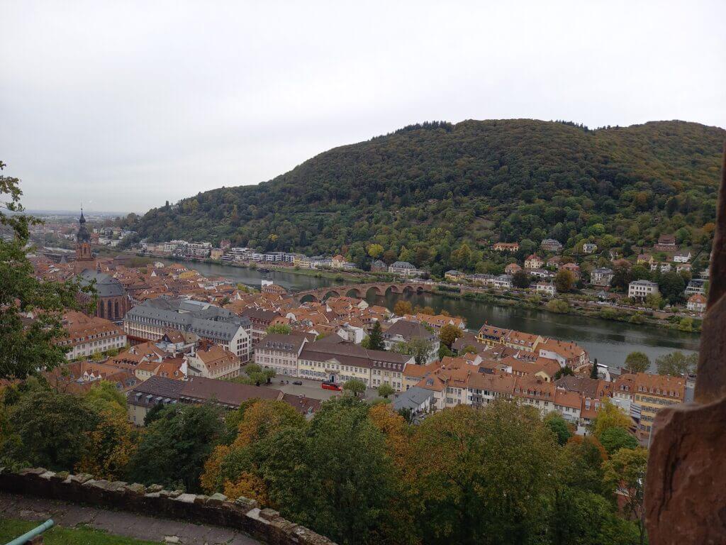 Blick vom Königstuhl Heidelberg