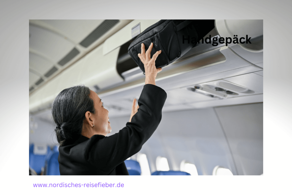 Urlaub, Gepäckfach im Flugzeug