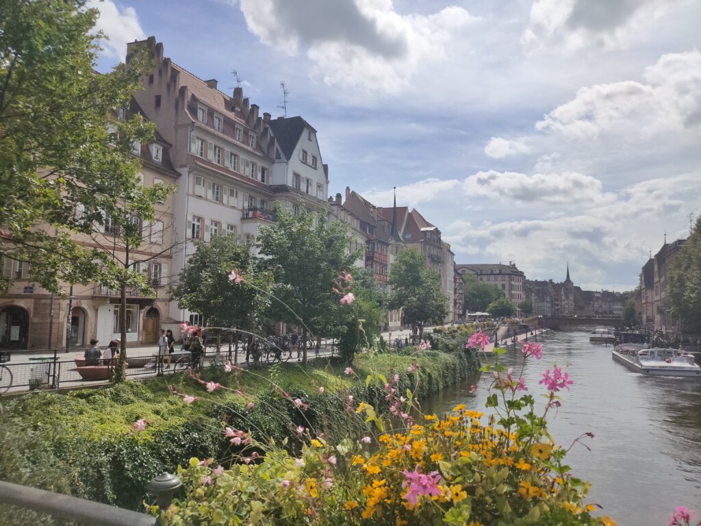 Strasbourg Uferpromenade Altstadt