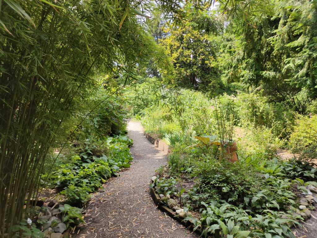 Weg durch Steyl im Klostergarten